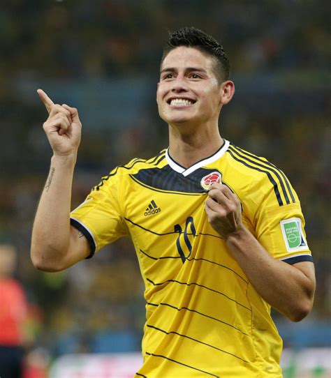 james rodriguez midfielder colombia